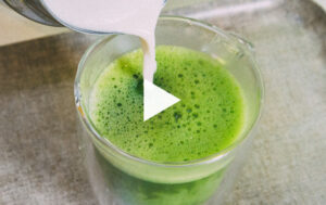 Green Tea Latte Video
